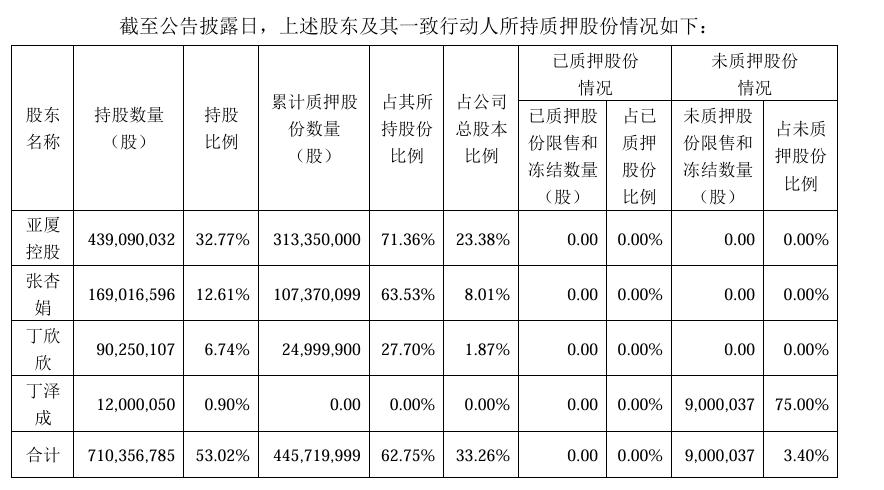 亚厦股份股权质押_亚厦股份被执行案件_亚厦股份有限公司好吗