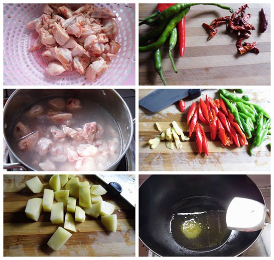 正宗大盘鸡做法_新疆大盘鸡皮带面_新疆大盘鸡食谱