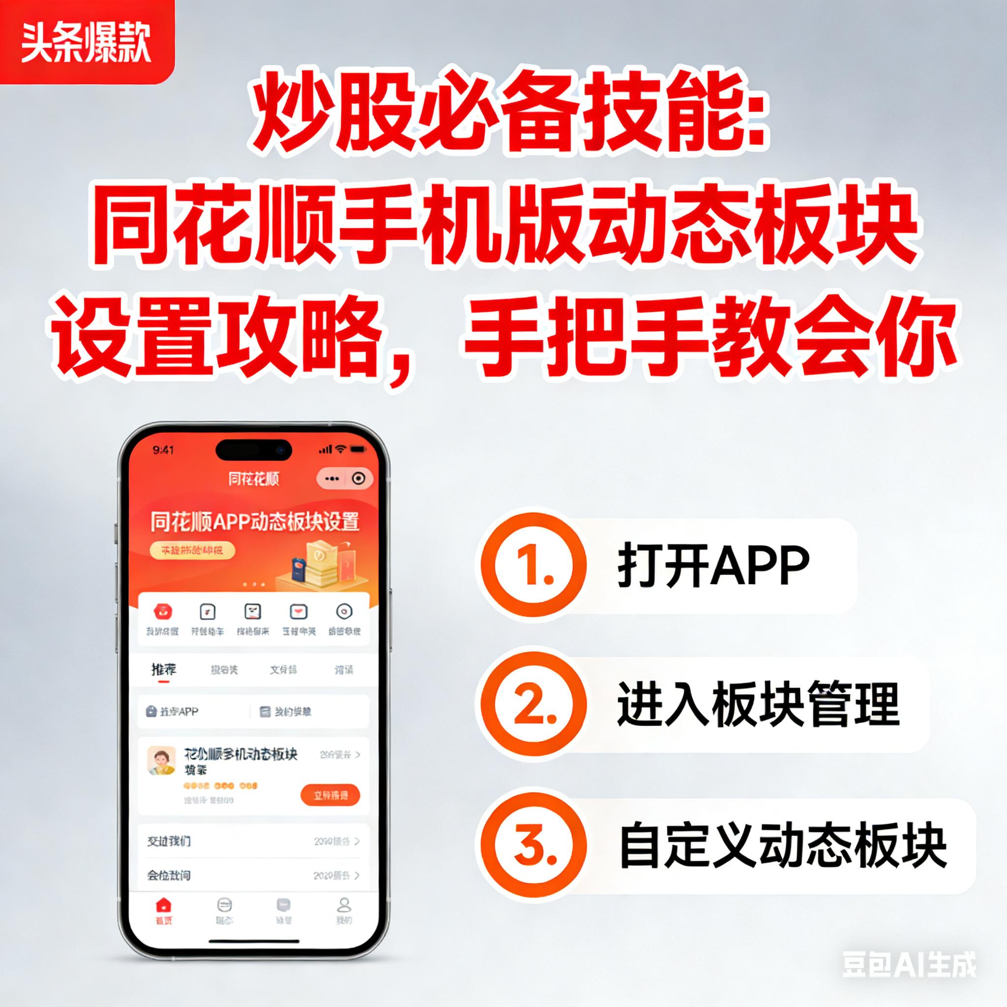 同花顺手机版动态板块设置_同花顺动态板块选股技巧_同花顺手机炒股2026版